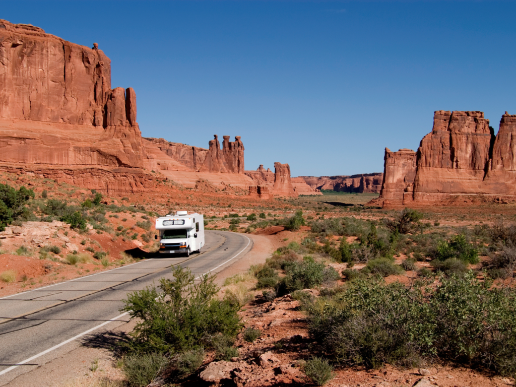 rv riding through the american southwest protected with rv coverage